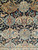 Rare mid-century Persian Nain rug with Garden of Paradise floral and animal design in dark blue with silk highlights, The Persian Knot Gallery, SKU 1201