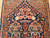 Early 20th century Persian Isfahan pictorial vase rug with navy field and floral bouquets, The Persian Knot, SKU 1166