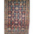 Vintage Persian Malayer Area Rug in an Allover Geometric Design in French Blue, Pink, Red , The Persian Knot, SKU 1389