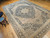 19th Century Persian Tabriz Haji Jalili Carpet in Navy, tan, Pale Red, Baby Blue, The Persian Knot, SKU 1313