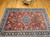 Vintage Persian Yazd Rug | Pomegranate Red Medallion | In-Room View 8
