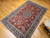 Vintage Persian Yazd Rug | Pomegranate Red Medallion | In-Room View 6