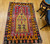 Vintage Turkish Kilim | Flatweave Geometric | In-Room View 8