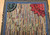 Antique American Hooked Rug 2x3 | Folk Art Floral | Top Section Detail