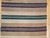 Vintage American Rag Runner in Stripe Pattern in Green, Pink, Tan, Cream, The Persian Knot, SKU 1613