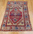 Antique Turkish Village Rug 3x4 | Anatolian Tribal | Full View on Floor