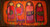 Vintage Mid-Century Folk Art Tapestry | Schoolgirls