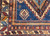 19th Century Caucasian Kazak Area Rug in French Blue, The Persian Knot Gallery, SKU 1097