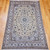 Vintage Persian Nain Rug 5x7 | Silk Highlights | Full View on Floor