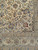 Mid-20th century Persian Nain rug with fine floral design, silk highlights, cream field, and caramel medallion, Nain 1204, 4’ 10” x 7’ 4”, 3rd Quarter of the 1900s