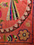 Vintage Uzbek Suzani Silk Embroidery | Handcrafted Central Asia | Center Field Close-Up