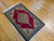Vintage Persian Qum Rug 3x4 | Medallion Red Field | In-Room View 4