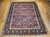 19th Century Persian Mahal Sultanabad in Allover Pattern in Red, Navy, Yellow, Ivory, Blue, The Persian Knot, SKU 1354