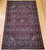 Antique Persian Kashan Rug 4x6 | Red Navy Medallion | In-Room View 11