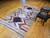 Vintage Moroccan Kilim 5x9 | Boucherouite Foundation | Center Section Detail