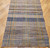 Vintage American Rag Runner 2x6 | Handwoven Stripe | Center Field Close-Up