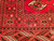 Antique Turkmen Rug 2x3 | Gul Pattern, Deep Red | In-Room View 2