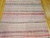 Vintage American Rag Runner 3x14 | Colorful Stripe | Lower Section Detail