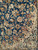 Vintage Persian Nain in Floral Pattern with Silk Highlights  in French Blue, Cream 1205, The Persian Knot, SKU 1205
