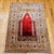 Antique Turkish Silk Prayer Rug | Fine Hereke Weave | Full View on Floor