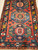 19th century Caucasian Kazak rug with medallion design in red, green, blue, and yellow, SKU 1284, 4’ 9” x 7’ 1”, 4th Quarter of the 1800s, Caucasus