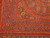 A 19th Century Hand Embroidered Persian Kerman Termeh (Suzani) in a Square Size in Red and Blue Colors 1255, 3’ x 3’ 3”, 4th Quarter of the 1800s, The Persian Knot