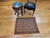 Vintage Persian Qum Rug 2x3 | Herati Pattern | Lower Section Detail