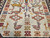Antique Persian Qashqai Tribal Rug | Geometric | Center Field Close-Up