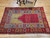Vintage Turkish Area Rug in Prayer(Mihrab)  Design in Red, Yellow, Green, Orange, The Persian Knot, SKU 1070