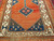 Antique Persian Kurdish Rug 2x6 | Tribal Geometric | Border Detail