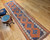Antique Persian Kurdish Rug 2x6 | Tribal Geometric | In-Room View 7