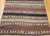 Antique Persian Shahsavan Kilim | Navajo Style Bands | Lower Section Detail