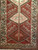 Vintage Persian Shiraz Tribal Area Rug in Burgundy, Ivory, Green, Blue,  @thepersianknot  , SKU 1394