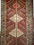 Vintage Persian Shiraz Tribal Rug 5x10 | Burgundy Medallion | Lower Section Detail