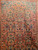 Antique Ziegler Mahal Sultanabad 9x12 | Turquoise Spandrel | Center Section Detail