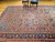 Antique Ziegler Mahal Sultanabad 9x12 | Turquoise Spandrel | In-Room View 5