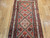 Antique Persian Malayer Rug 2x6 | Tribal Village Weave | Border Detail
