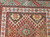 Antique Caucasian Kazak 4x8 | Rare Green Border | In-Room View