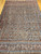 Antique Persian Tabriz Rug 8x12 | Herati Navy | Top Section Detail