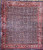 Vintage Mahal Sultanabad Rug 10x13 | Navy Herati