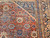 19th Century Persian Mahal Sultanabad in Geometric Pattern in Rust-Red, Navy, Green, Pink , The Persian Knot, SKU 1402