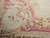 19th Century Oversize French Aubusson Carpet in Floral Pattern in Ivory, Red, Pink, Brown, Pale Green, The Persian Knot, SKU 1376