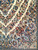 Vintage Persian Nain Rug 4x7 | Birds & Flowers | Border Detail