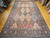 Antique Persian Kerman Rug 12x14 | Floral City Weave | Full View on Floor