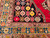 Antique Persian Mazgalan Rug | Village Tribal Weave | Border Detail