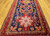 Antique Persian Hamadan Rug 5x10 | Village Geometric | Border Detail