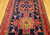 Vintage Persian Hamadan Gallery Rug with Geometric Medallions and Bird Motifs in Navy and Red,  @thepersianknot  , SKU 1408