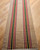 Vintage American Rag Runner 2x6 | Handwoven Stripe | Border Detail