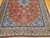 Fine Persian Tabriz in Floral Pattern with Silk  in Rust Red, Caramel, Baby Blue, French Blue, The Persian Knot, SKU 1228