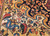 Antique Farahan Sarouk 4x6 | Navy Blue Field | Center Field Close-Up